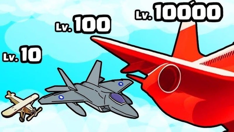Epic Plane Evolution MOD APK 1.6.0 (Free Rewards)