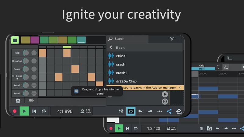 Customize each recording segment to your personal style in n-Track Studio DAW MOD APK