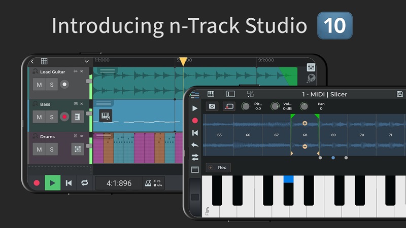 Access more music creation tools in n-Track Studio DAW MOD APK