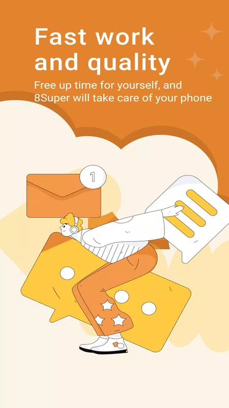 Scan and delete unnecessary document files from your device in 8Super MOD APK
