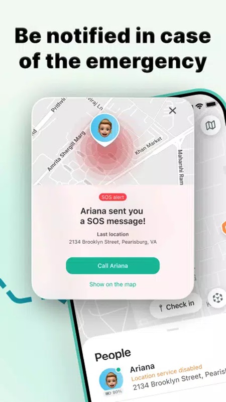 Quickly Send SOS Alerts in Geozilla MOD APK