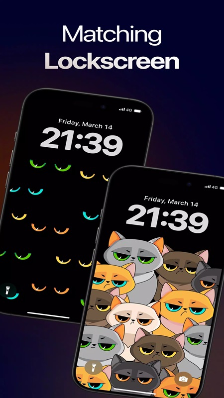 Set beautiful wallpapers for your lock screen in Wallpics MOD APK