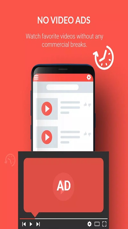 Watch your favorite videos without ads in AdBlocker Ultimate Browser MOD APK