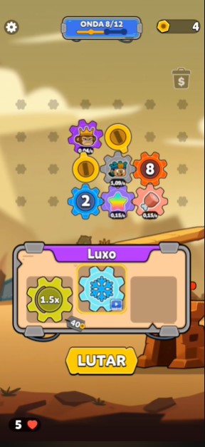 Unlock power gears in Gear Fight MOD APK
