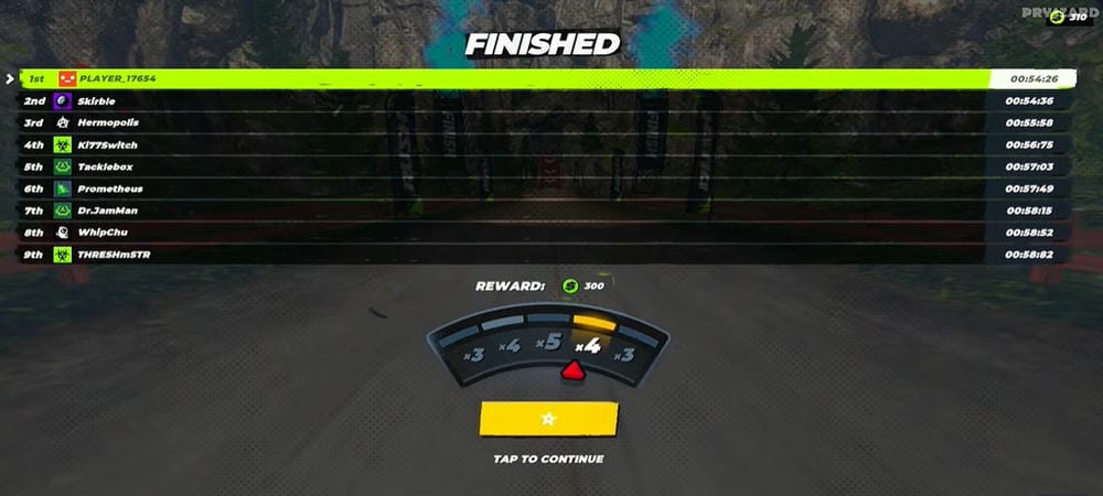 Compete with other racers to win in RUSH Xtreme MOD APK