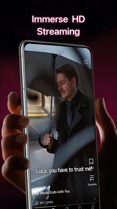 Customize the playback quality based on your viewing preferences in DramaBox MOD APK