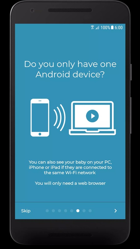Watch your child on TV via Chromecast in BabyCam MOD APK