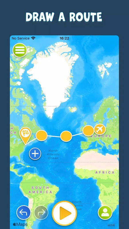 Create more stops on the map in TravelBoast MOD APK