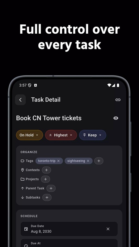 View and customize task content in TaskForge MOD APK