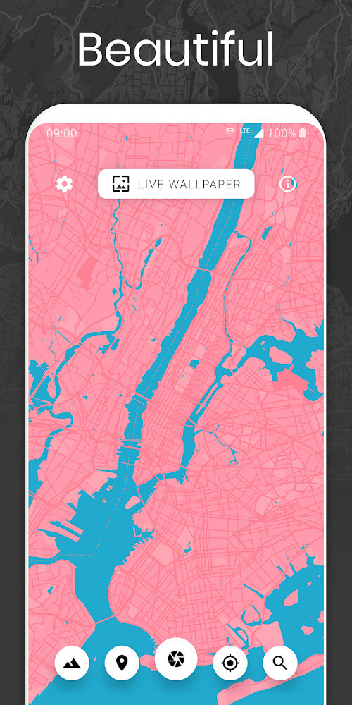 Cartogram – Live Map Wallpapers & Backgrounds