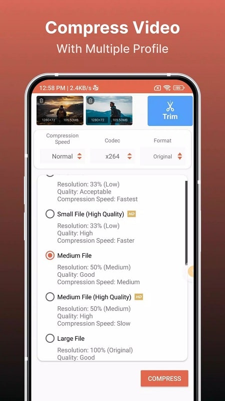 Compress Video Size Compressor apk