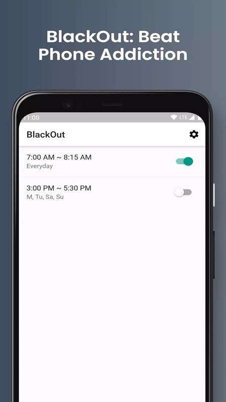 Freely enable or disable triggers according to your needs in BlackOut MOD APK