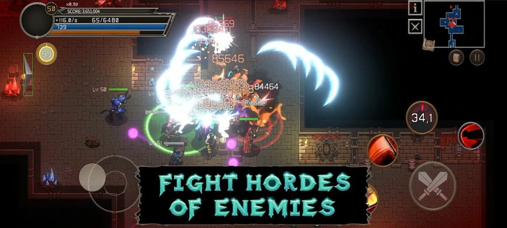 Chinh phục các trận chiến lớn trong Phantom Tower MOD APK