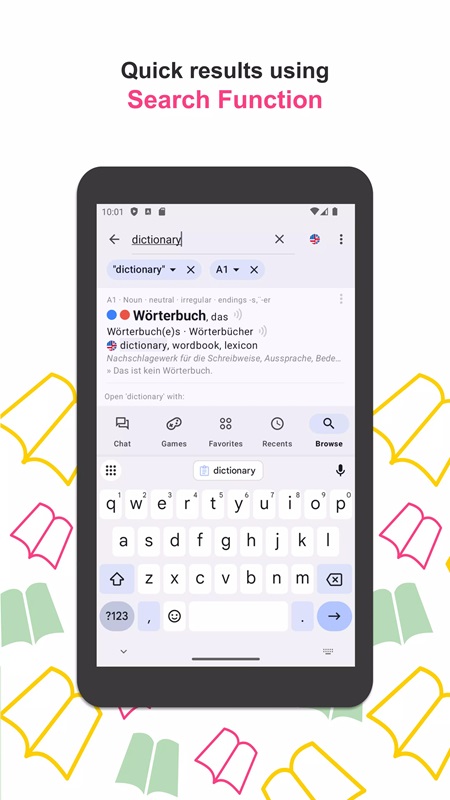Quick dictionary search in German Dictionary MOD APK