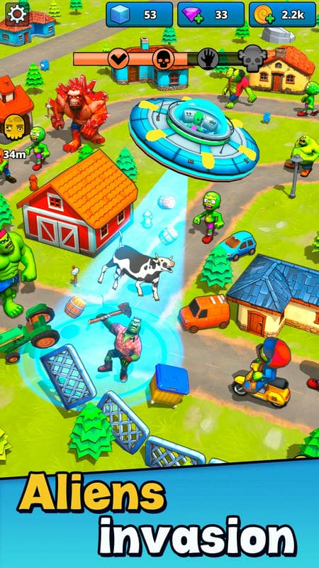 Aliens vs Zombies Invasion mod