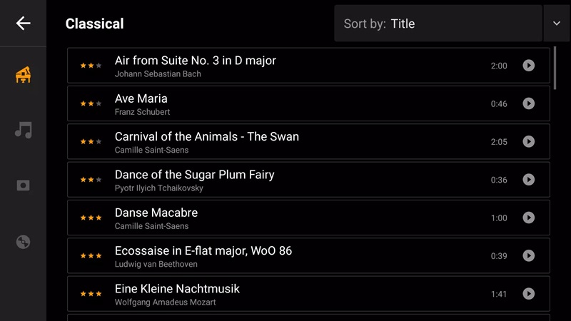 Choose sounds according to your preferences in Mini Piano Lite MOD APK