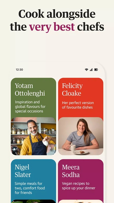 Learn from many professional chefs and recipes collection in Guardian Feast MOD APK