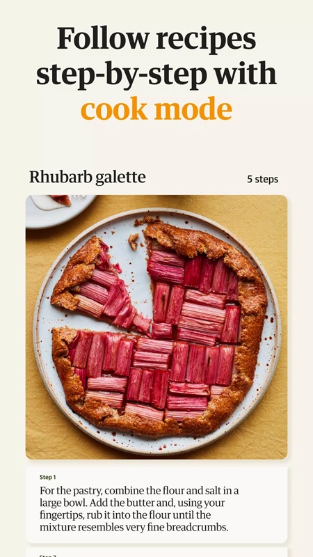 Full step-by-step instructions for completing dishes in Guardian Feast MOD APK