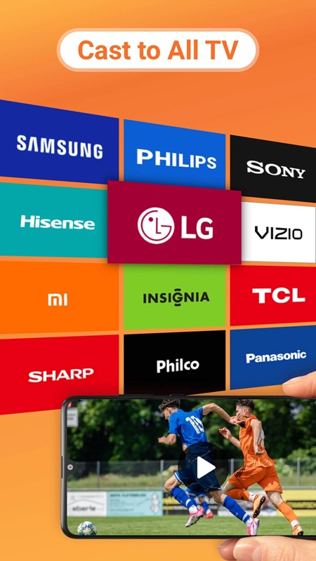 Choose the right video streaming devices in Cast to TV MOD APK