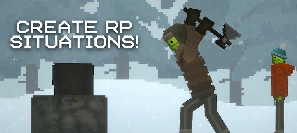 Many items can be crafted in Melon Sandbox MOD APK