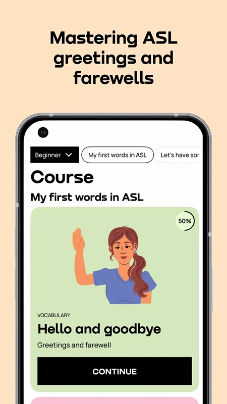 Diverse courses from beginner to advanced for you to choose from in Promova MOD APK
