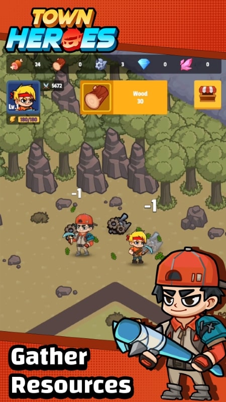 Town Heroes mod apk