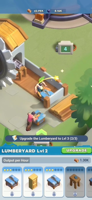 Develop all locations from the smallest places in Tiles Survive MOD APK