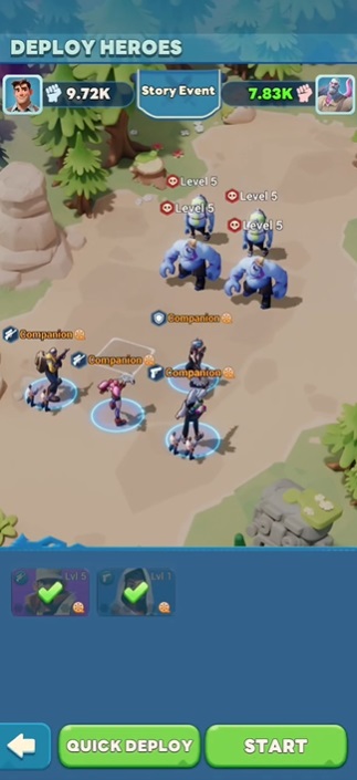 Fight monsters to fight for land in Tiles Survive MOD APK
