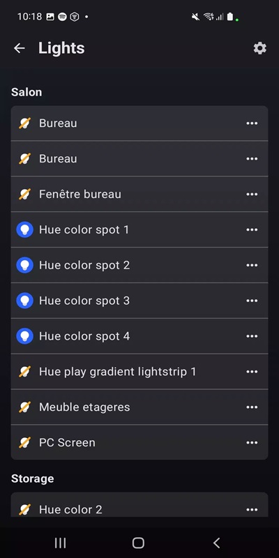 Many different types of lights for users to choose from in iLightShow MOD APK