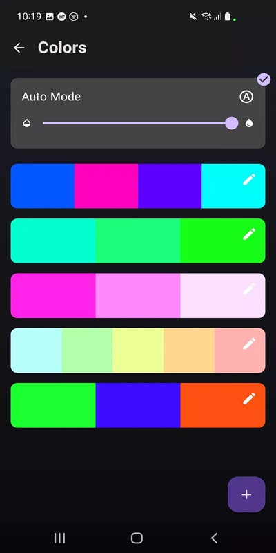 Create more new light color palettes for more options in iLightShow MOD APK