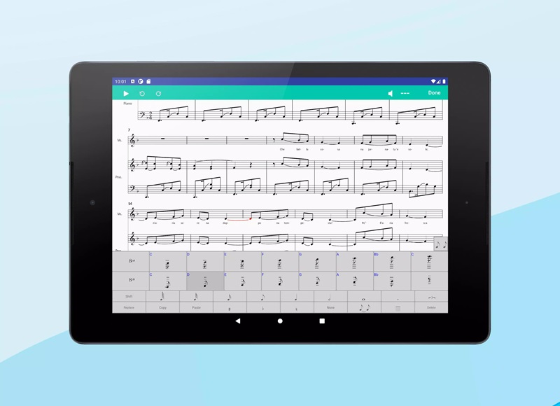 Use multiple music notations to create great music in Score Creator MOD APK
