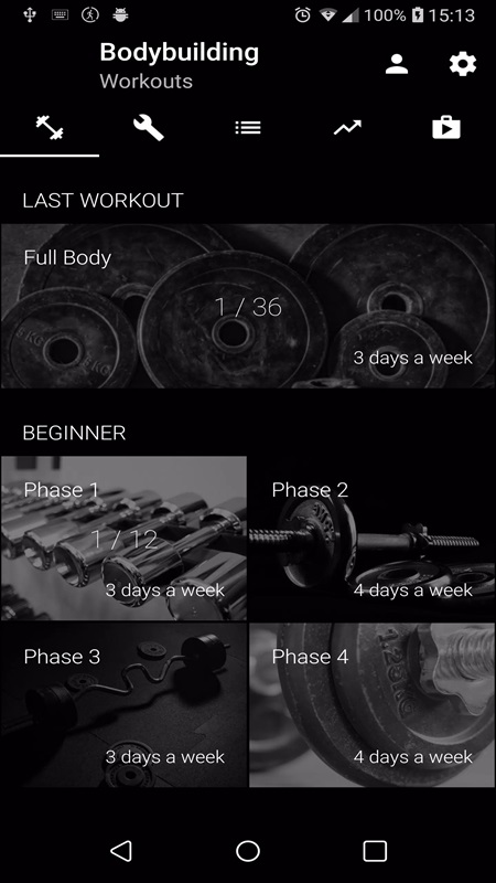 A variety of effective bodybuilding exercises for you to choose from in Bodybuilding. Weight Lifting MOD APK