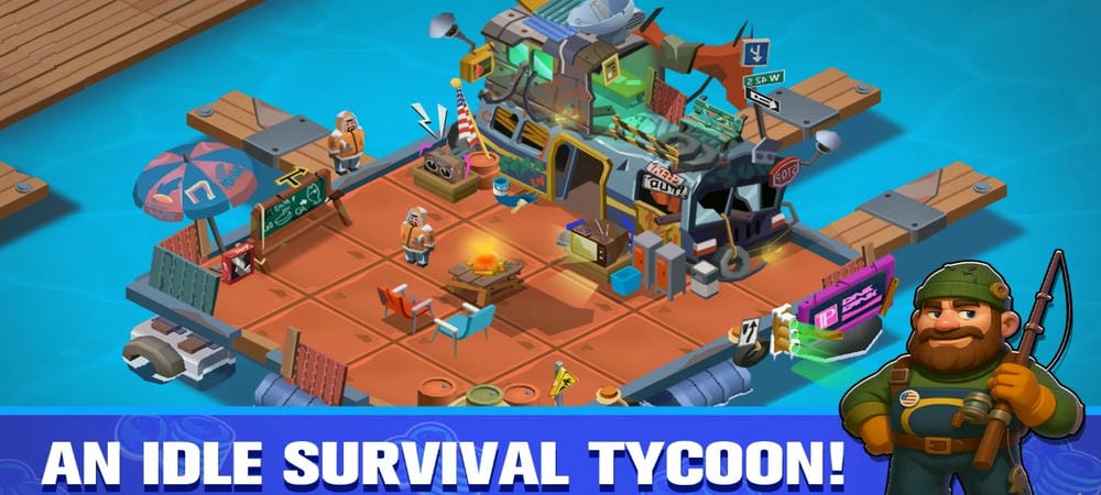 Expand your home in Idle Survival Tycoon MOD APK