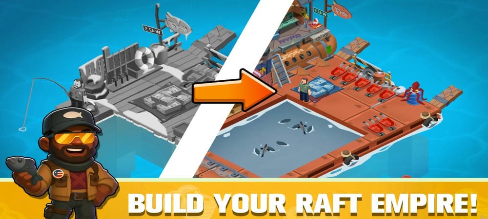 Transform a barren land into a new world in Idle Survival Tycoon MOD APK