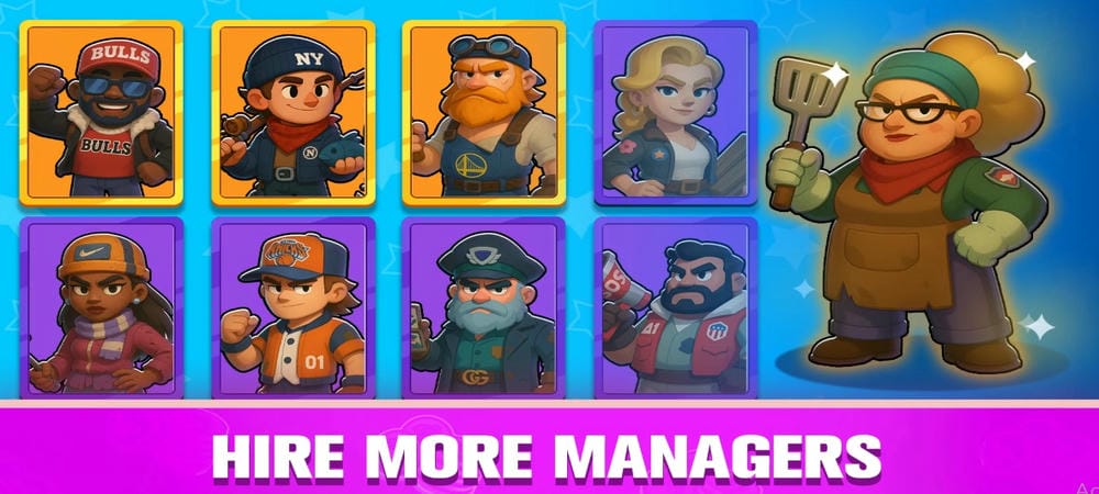Gather more players to build together in Idle Survival Tycoon MOD APK