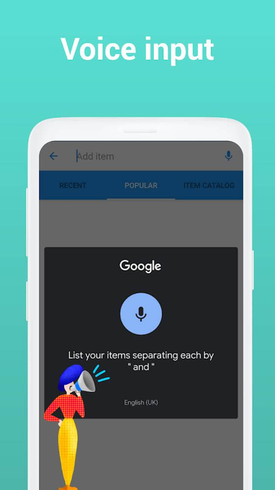Grocery Shopping List Listonic
