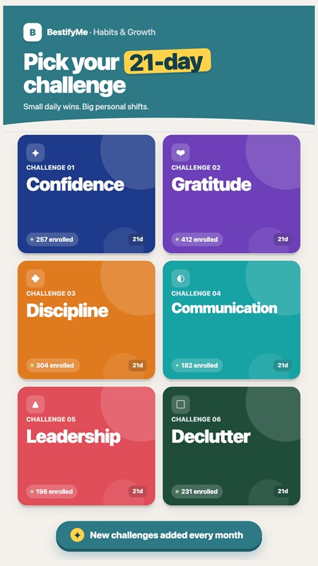 A variety of personal development paths are available for you to choose from in the Personality Development App MOD APK