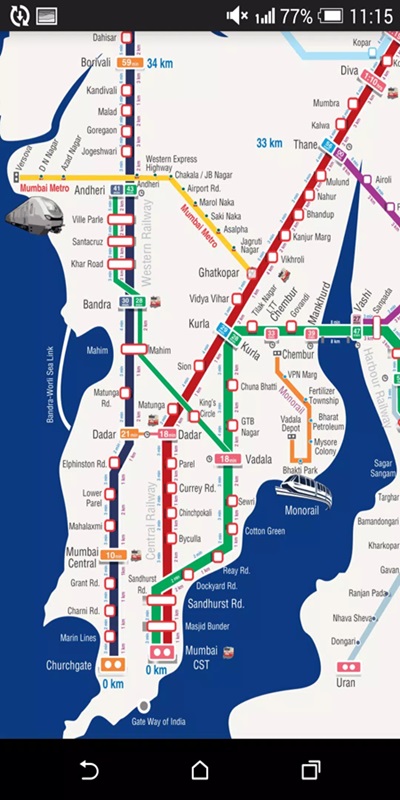 Update traffic situation of many routes in India in m-Indicator MOD APK