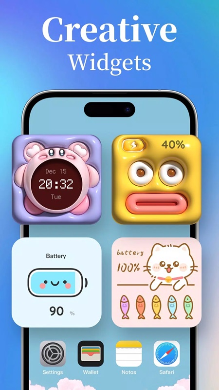 Choose and create your favorite gadgets in Mico MOD APK