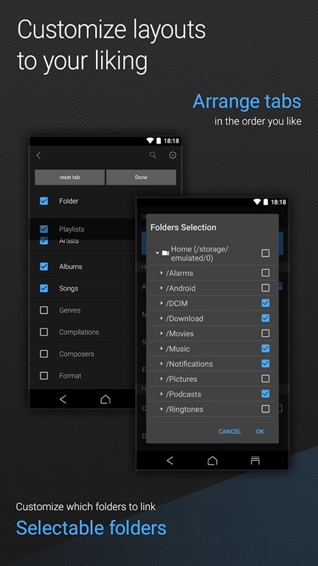 Onkyo HF Player mod android
