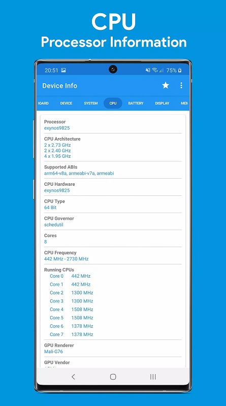 Device Info System CPU Info mod free