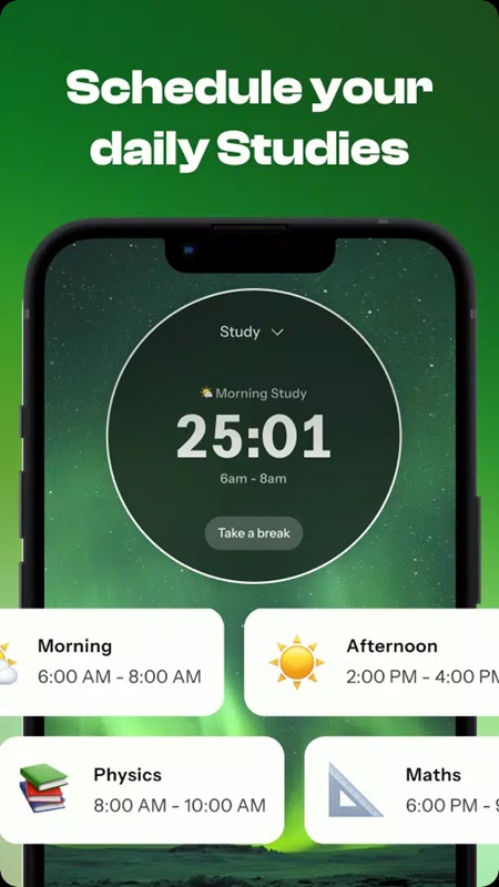 Plan your daily schedule of tasks in Regain MOD APK