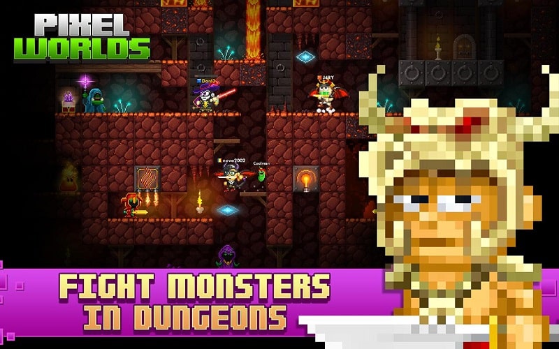 Pixel Worlds MMO Sandbox mod apk