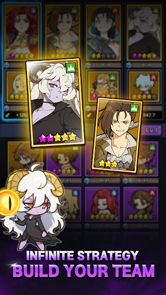 Many heroes to unlock in Greatest Estate Dev MOD APK