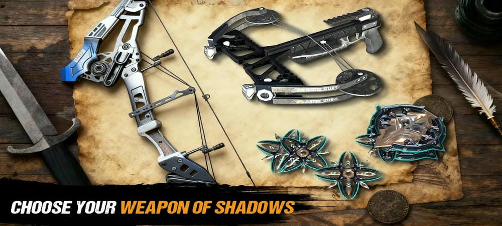 Ninja's Creed 2 MOD APK offers players a wide variety of combat weapons to choose from.