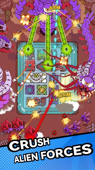 Face powerful bosses in Star Overlord MOD APK