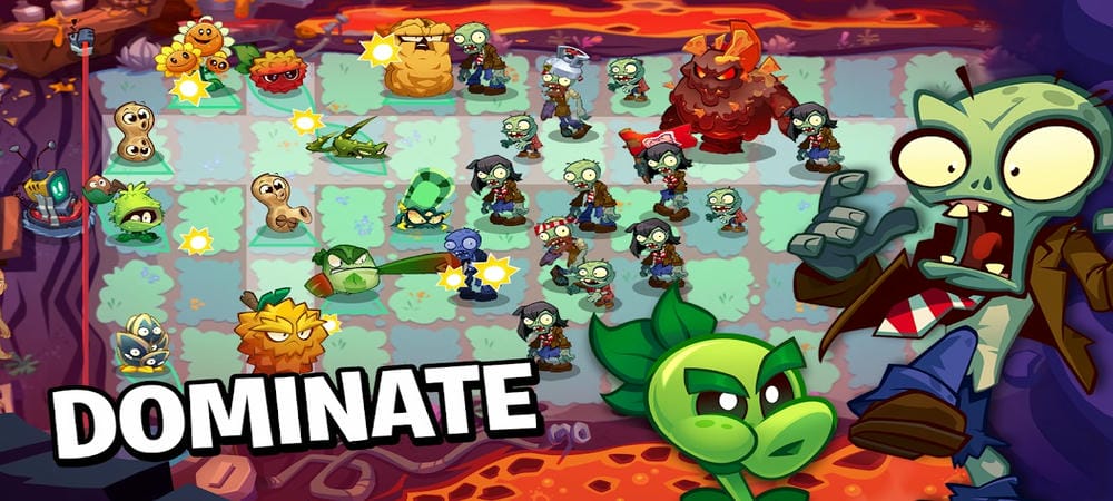 Each zombie battle will be stronger and stronger in Plants vs Zombies 3: Evolved MOD APK
