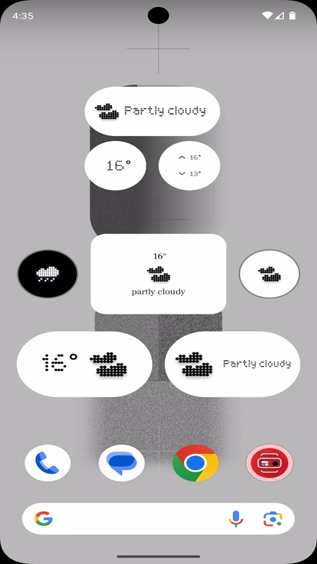 Get all the weather information in your living area in Something OS Widgets MOD APK