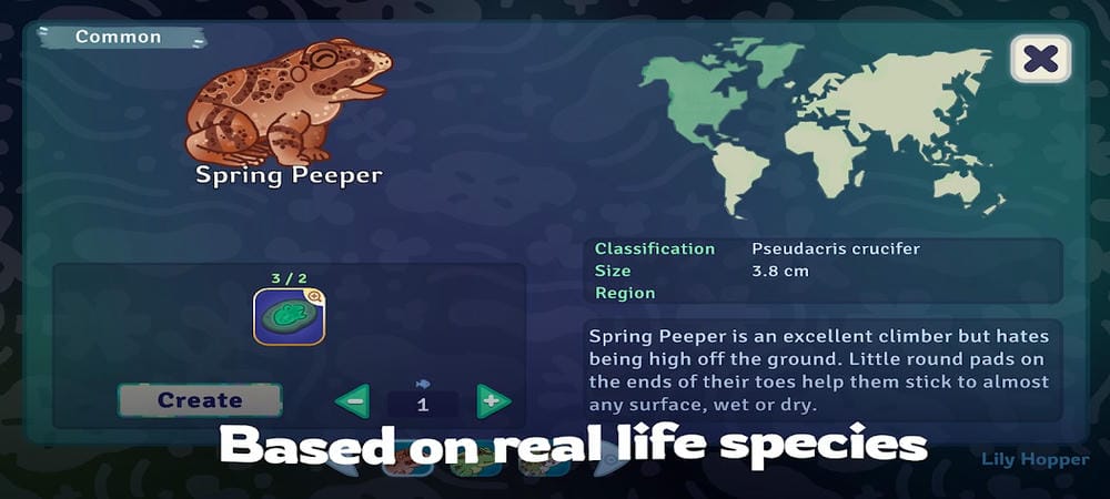 Release adult frogs into the wild in Pondlife MOD APK