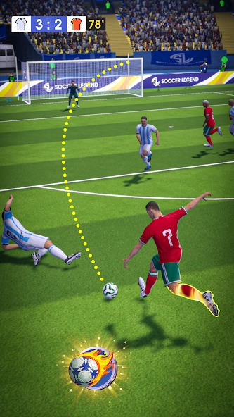 Use the built-in help in Soccer Legend MOD APK